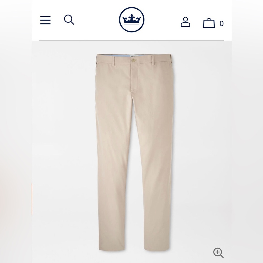 NWT Petter Millar crown sport khaki pants 40/34